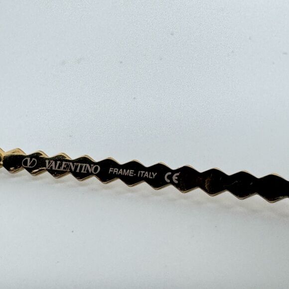 Valentino Eyeglasses Frames gold Womens V451 962 53-19-135 H502 - Picture 6 of 7